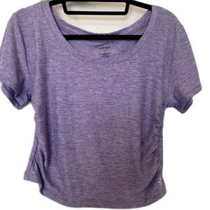 Nine West Shirt‎ Womens Lavender NWT Yoga Gym Wicking Cutout Back $46 New!